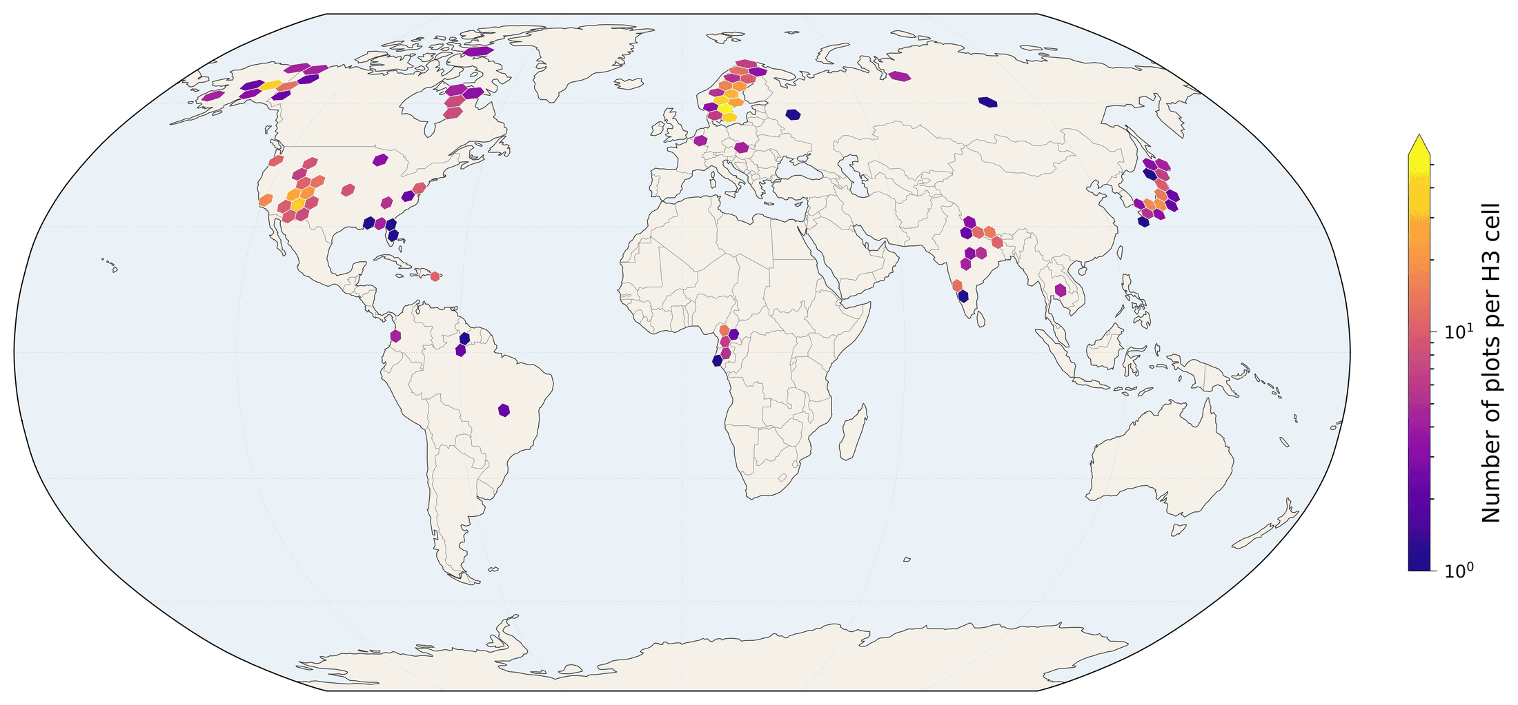 Global distribution of the AGBref reference plots